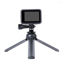 Tripods Aluminium Alloy Mini Tripod Lightweight Portable Stand With 1/4 Threaded Joint For Smartphone JR Deals Loga22