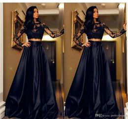 Ball Black Gown Prom Dresses Princess Aooliques Sequins Long Sleeve Tulle Lace Satin Appliques Puff Purple Sliver Party Gowns Plus Size Custom Made S