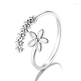 Cluster Rings Gold & Silver Wildflower Simple Little Openings Outlet Stylish Student Small Gifts Toby22