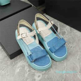 Spring/summer Candy Color Sandals For Women Versatile Comfortable Flat Casual Sandals