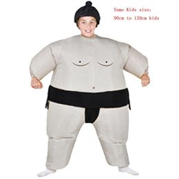 Mascot doll costume New Funny kids Costume For Halloween Inflatable kids Sumo Wrestling Suits Carnival Parade Costumes Halloween Costume For