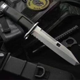 EXT-R Ti-Rock Fixed blade knife D2 58HRC Blade Outdoor survival Collectable Self-defense Knives Rescue Utility EDC GB G1500 535 9400 BM140 15080 Tools Match for M4/M16