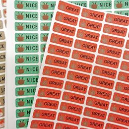 300Pcs Custom Stickers Waterproof Personalised Name Label Children School Stationery Cup Book Pen Notebook Mark Tag 220711