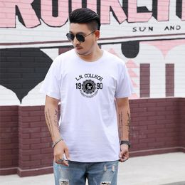 Men's T-Shirts Summer Brand Clothing Top Tees Cotton Loose Short-sleeved Male 1990 Letter Graphics Street Casual T-shirt Man