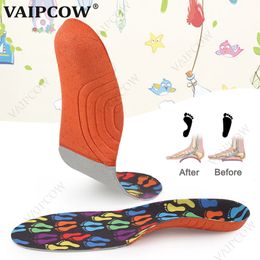 New Kids Orthopedic insoles for Children Flat Foot Arch Support Orthotic Pads corrigibil Health Feet Care insoles Orthopedic