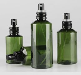 50ml 100ml 150ml 200ML Spray Bottle Portable Green Plastic Sprayer Bottle Refillable Travel Perfume Bottles Cosmetic Containers