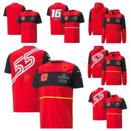 New F1 Racing Hoodie Summer Team Short Sleeve T-Shirt Same Style Customised