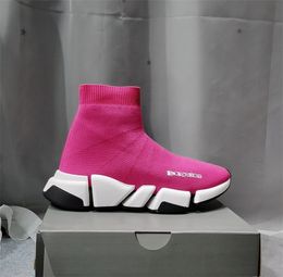 Kadın erkek botlar kısa botlar şık rahat bayan basitlik pamuk çorap mektubu baskı kalın dip yükseltici kayma çok yönlü kadın ayakkabılar p80412
