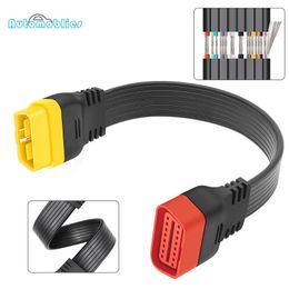 Diagnostic Tools Universal OBD OBD2 Extension Cable 16 Pin Male To Female 2 Extended Connector For Car Auto PK