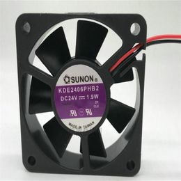 Wholesale fan: Original SUNON 6015 KDE2406PHB2 24V 1.9W 6CM two-wire high-end inverter fan