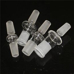 Smoking glass bong adapter 10mm 14mm 18mm female to male reducer converter glass adapters for bongs oil rigs