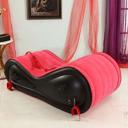 sexy Inflatable Sofa Bed Velet Soft Living Room Furniture Sofas Chair Adult For Couple Erotic Lazy Muebles Futon Japones