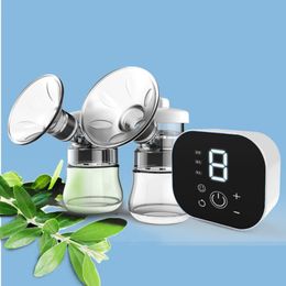 Double Electric Intelligent Automatic Bottle Baby Breast Feeding Milk Extractor Accessories Mother Baby Care Supplie 220524