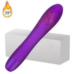 G Spot Dildo Vibrators for Women Vagina Bullet Vibrador Heating Clitoris St284a