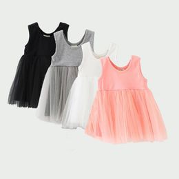 Girl's Dresses Baby Girl Clothes Summer Mesh Sleeveless For Girls Toddler 1st Birthday Princess Dress 9M-3TGirl's