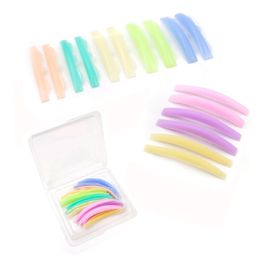 8Pairs Eyelash Perm Silicone Pad Recycling 3D Eyelashes Curler Rods Lashes Lift Shield Eyelashes Extension Makeup Tool