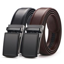 Belts Classic Trim To Fit Men's Automatic Ratchet Genuine Leather BeltBelts