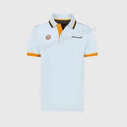 New Mclaren Team F1 Racing Suit T-shirt 2021 Formula One Mclaren Gulf Oil Polo Mclaren Comoda manica corta traspirante