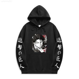 Fashion Anime Attack On Titan Hoodies Cool Pullover Hooded Sweatshirt Men's Long Sleeve Clothing Women Casual Loose Tops G220729