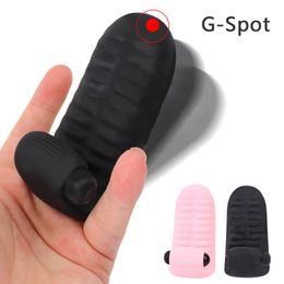 Foreplay Adult Mini Finger Vibrator sexy Products G-spot Vagina Stimulation Vibrating Massager Toys for Women