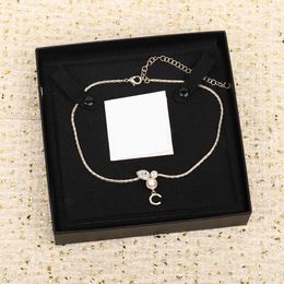 2022 Top quality Charm pendant necklace with crystal and nature shell beads for women wedding Jewellery gift have box stamp PS4651