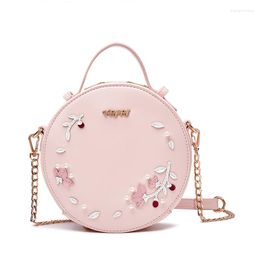 Evening Bags Women Leather Patchwork Embroidery Handbags Shoulder Cross Body Messenger Bag Totes Braccialini Style Spring FlowersEvening