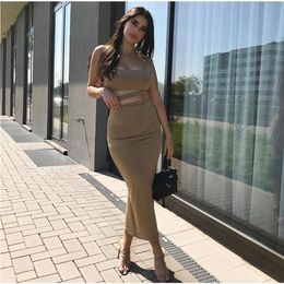 NewAsia 2 Layers Long Skirts Two Piece Set Summer Party Wear Women Two Piece Outfits Sexy Sleeveless Plus Size 2 Piece Skirt Set LJ201125