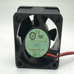 Wholesale fan: Original MGA4012MR-A20 12V 0.11A 4CM 4020 2-wire cooling fan