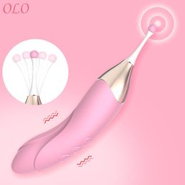 Waterproof Adult sexy Toys for Women Nipple Massager Clitoris Stimulator High Frequency Female Masturbator G-Spot Vibrator