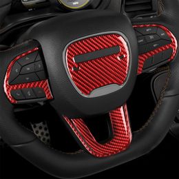 Steering Wheel Covers Decals Automobiles Accessories Car Air Freshener Cover Red Sticker Decorate Black Left-hand Drive InteriorSteering