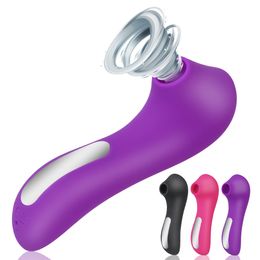 Nipple Clitoris Sucker Vagina Stimulator Silicone 10 Modes Clit Oral Vibrator sexy Toys for Women Adult Products