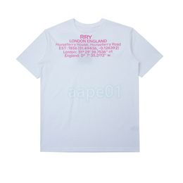 Mens New Fashion T Shirts Designer Pink Letter Printing Tees High Quality Womens Casual Loose T Shirt Asian Size S-XL