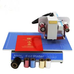 Printers 8025 flatbed Aluminium digital gold foil stamping printing machine for pvc phone shell case