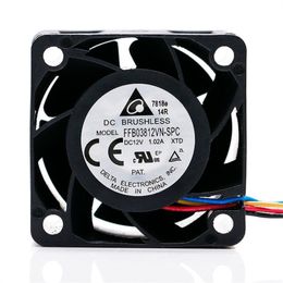 Wholesale fan: DELTA FFB03812VN-SPC 3828 1.02A Four-wire PMM Violent Large Air Volume 12V Cooling Fan