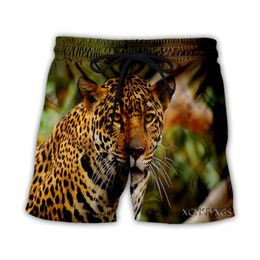 Men's Shorts Men/Women 3D Printed Casual Animal / Leopard/ Tiger Fashion Streetwear Men Loose Sporting A21Men's Men'sMen's