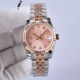 Montre De Luxe Woman Watch 31MM Automatic Mechanical Watches for Ladies Wristwatch Stainless Steel Calendar Designer