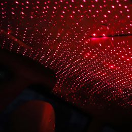 LED Car Roof Star Projector Lamp USB Decorative Light Adjustable Interior Decor Light Indoor environment starry sky