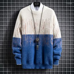 Top Quality Cashmere Sweater Men Pullover Winter Thick Warm Mens Christmas Sweaters Male Jumper Jersey Hombre Pull Homme Men's