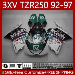 Fairings For YAMAHA TZR 250 TZR250 R RR TZR-250 TZR250R 92 93 94 95 96 97 Body 117No.70 YPVS 3XV TZR250-R Green black 1992 1993 1994 1995 1996 1997 TZR250RR 92-97 Bodywork