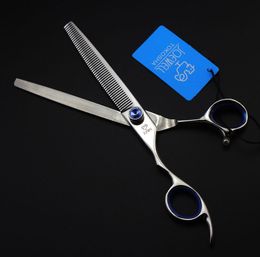 440C Professional left hand Hair Thinning Scissors JOEWELL 7.0 Inch 62HRC Hardness Stainless Steel barber tool