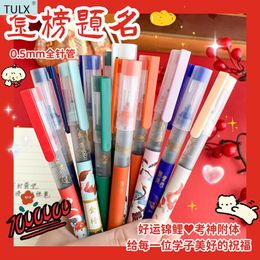 Gel Pens TULX Stationery Kawaii Stationary Cute Pen Pink School Supplies