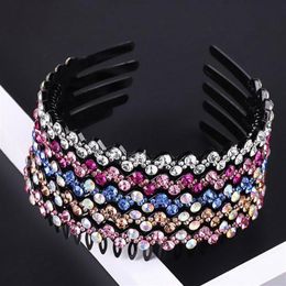 bejeweled UK - Luxury Bejeweled Padded Headbands Fashion Luxurious Rhinestones Hairbands For Women Sparkly Novelty Hair Accessories226t