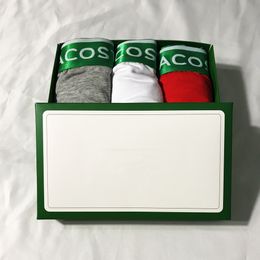Mens boxers green Shorts Panties underpants boxer briefs cotton fashion 5 colors underwears Sent at random multiple choices wholesale Send fast Christmas gift box