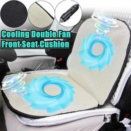 Car Seat Covers Built-in Fan Universal Cooling Cool Cushion 12V 24V Summer Automobiles CoolingCar