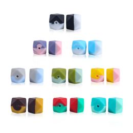 Silicone Beads 14mm DIY Toy Teether for Bracelet Jewelry Pacifier Chain