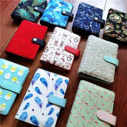 Notepads A6 Loose Leaf Journal Notebook Fabric PU Book Cover 6 Ring Binder Agenda Planner Personal Organiser Budget For Sales