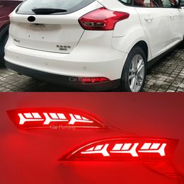 1Set For Ford Focus Hatchback 2015 2016 2017 2018 Tail Rear Bumper Light LED Reflector Turn Signal brake lamp Fog Light