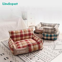 pet dog cat bed universal removable and washable kennel summer mat creative supplies LJ200918
