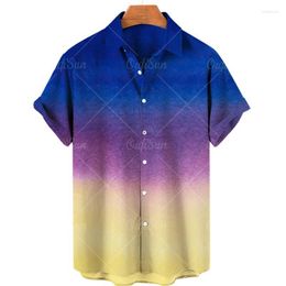 hawaiian print clothing Australia - Men's Casual Shirts Men's Shirt Summer 2022 Hawaiian Printed Beach Pocket Retro Short-sleeved Tops Fashion Clothing TopsMen's