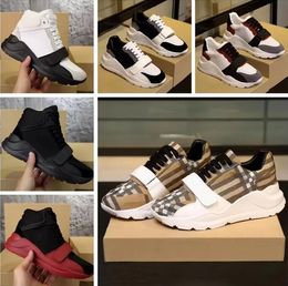 Designer men's and women's dad shoes casual shoes 2022 new 17FW thick-soled high-top transparent bubble bottom black red grandpa sneakers running 36-45